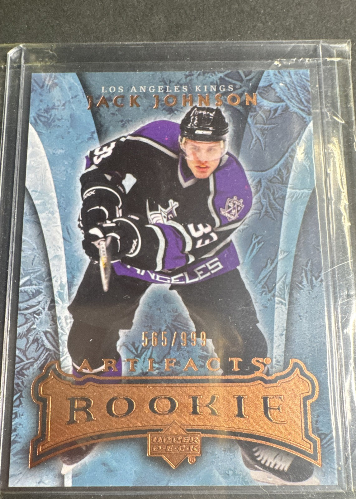 2007-08 Upper Deck Artifacts - Rookie Jack Johnson #179 /999 (RC)