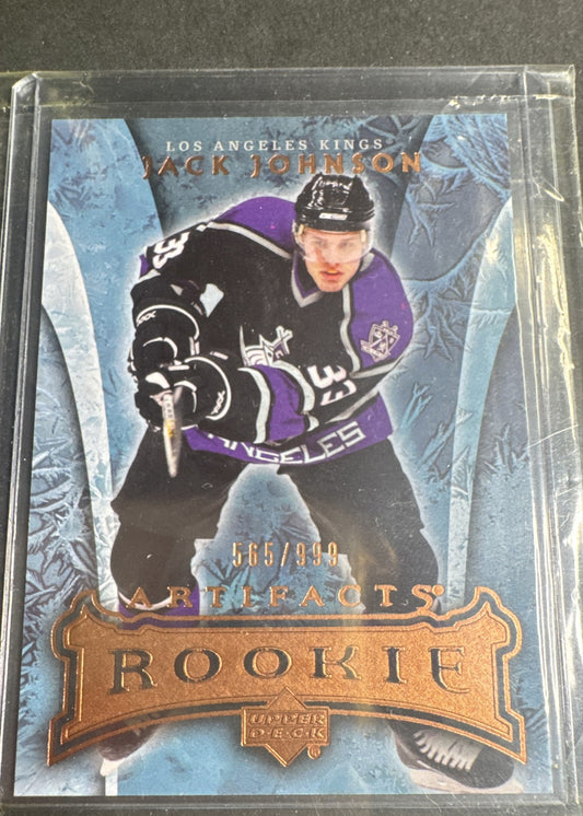 2007-08 Upper Deck Artifacts - Rookie Jack Johnson #179 /999 (RC)