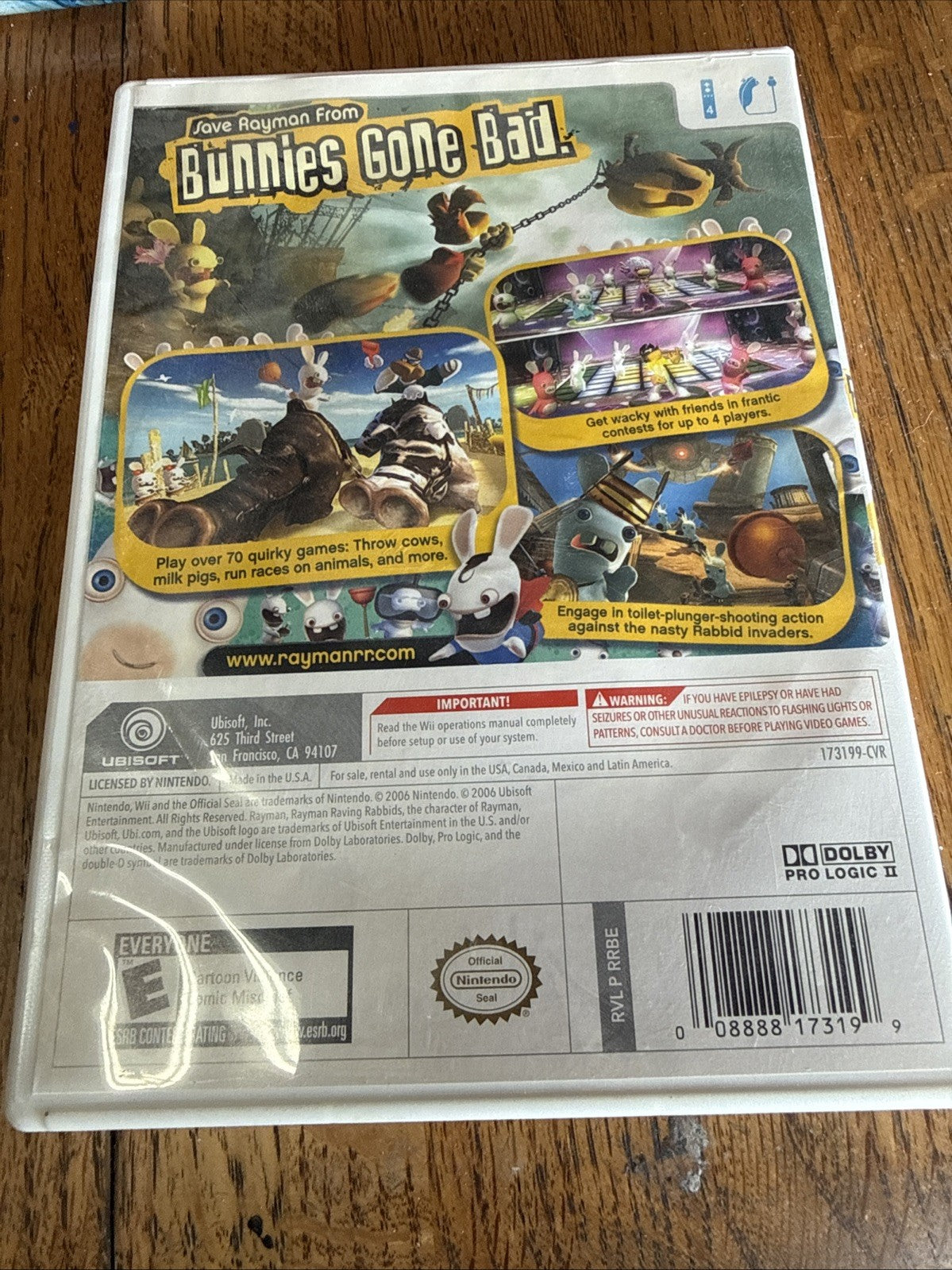 Rayman Raving Rabbids (Nintendo Wii, 2006)