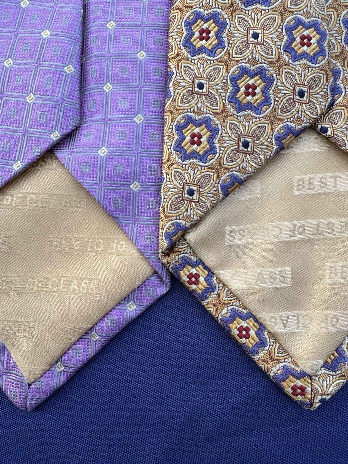 Robert Talbot Best Of Class Nordstrom Silk Neck Tie Lot Of 5