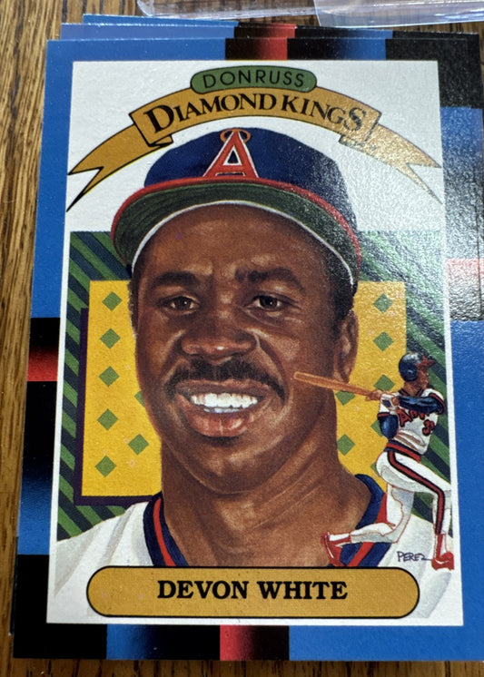 1988 Donruss - Diamond Kings Devon White #8
