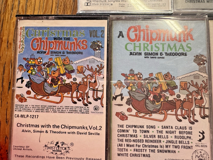 Alvin & The Chipmunks 5 Cassette Lot