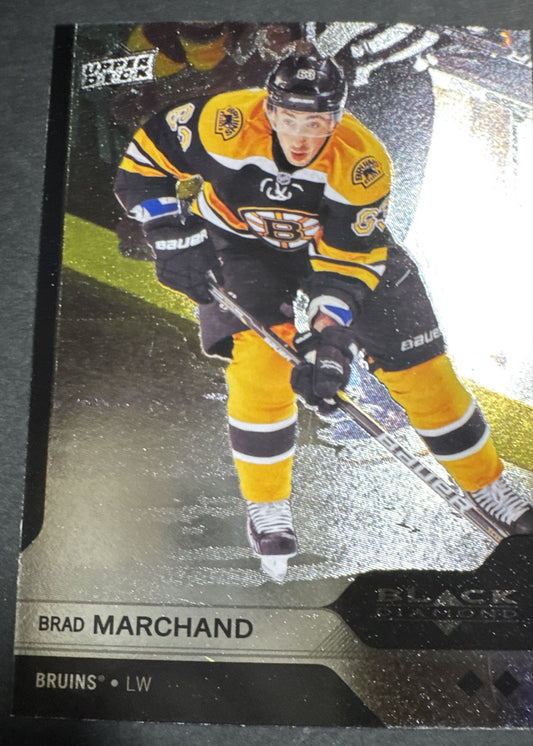2013-14 Upper Deck Black Diamond - Brad Marchand #106 Silver Holographic