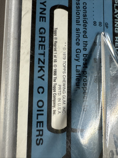 1998-99 Topps Blast from the Past Reprints Wayne Gretzky