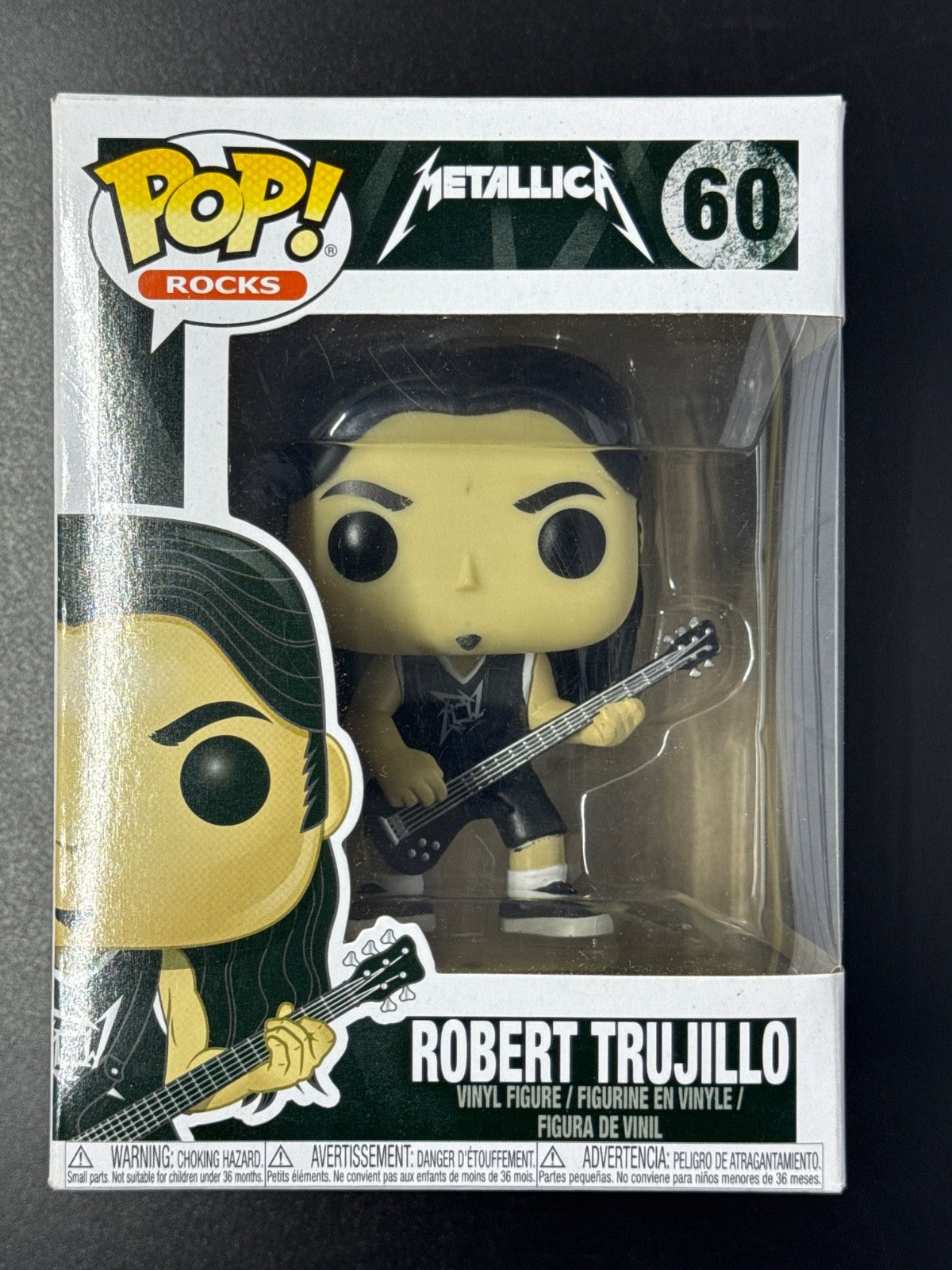 Funko Pop! Rocks Metallic #60 Robert Trujillo Vinyl Figure