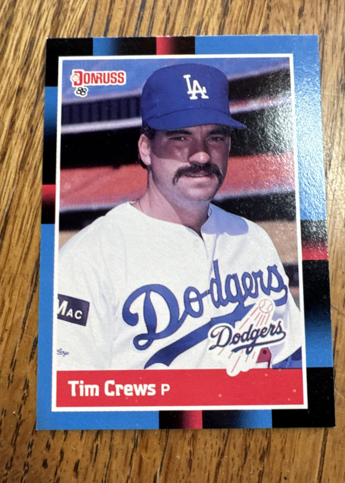 1988 Donruss - Tim Crews #464 Solid Blue Upper Right Corner (RC)