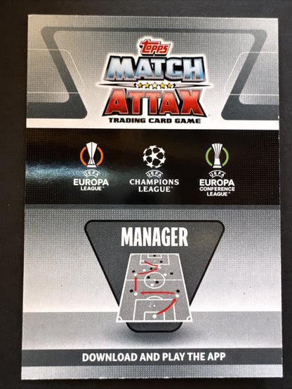 2021-22 Topps Match Attax UCL Extra - Manager Diego Simeone #MAN 7 Crystal