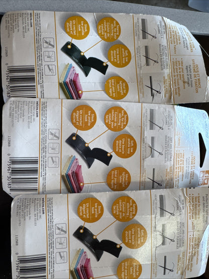 VELCRO BRAND ( black ) STICKY BACK FOR FABRICS 1 roll 3 FT X 3/4" (PACK OF 3)