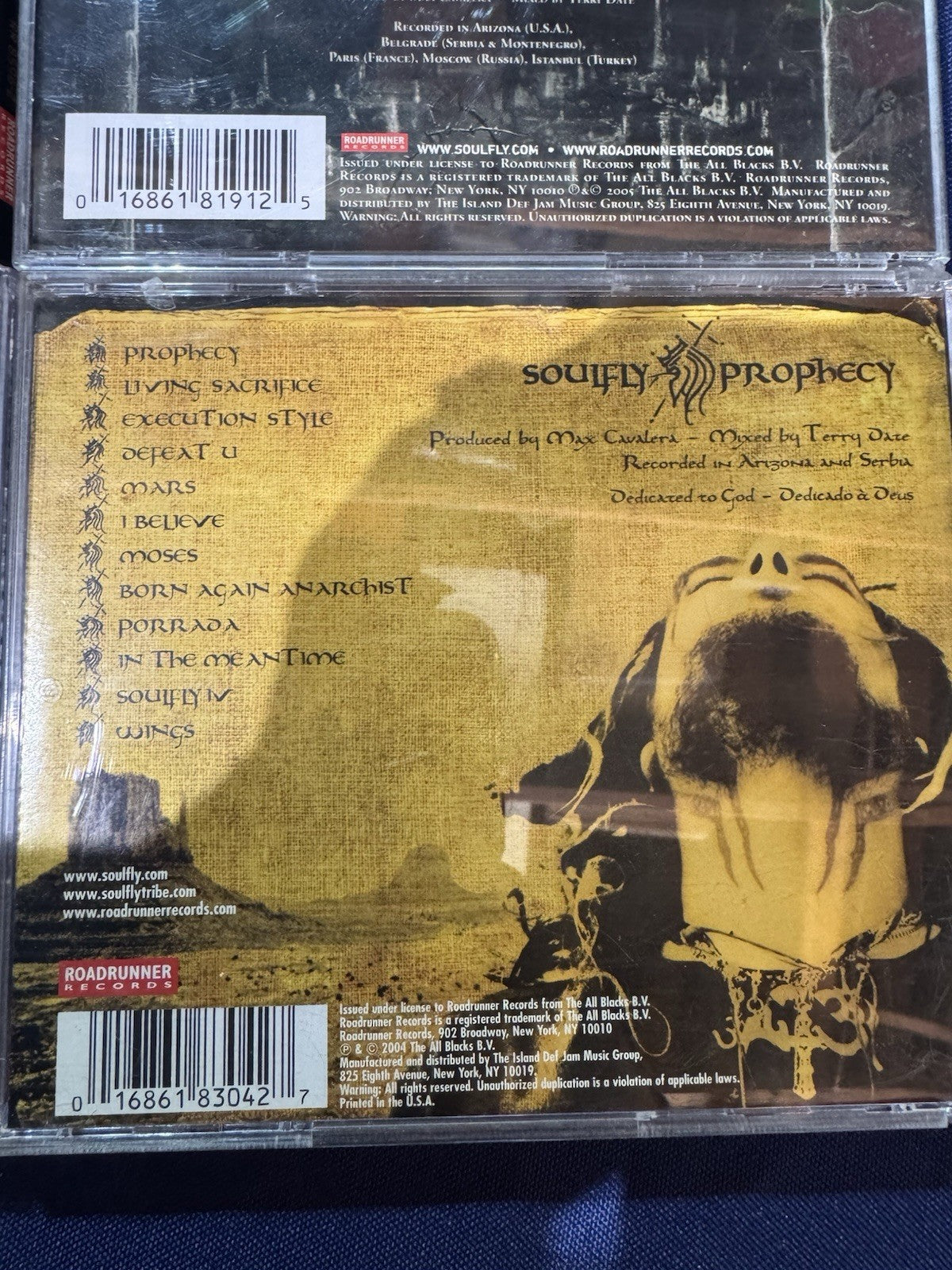 Heavy Nu Metal Metalcore Rock CD Lot Of 9 Soulfly Max Cavalera CDS