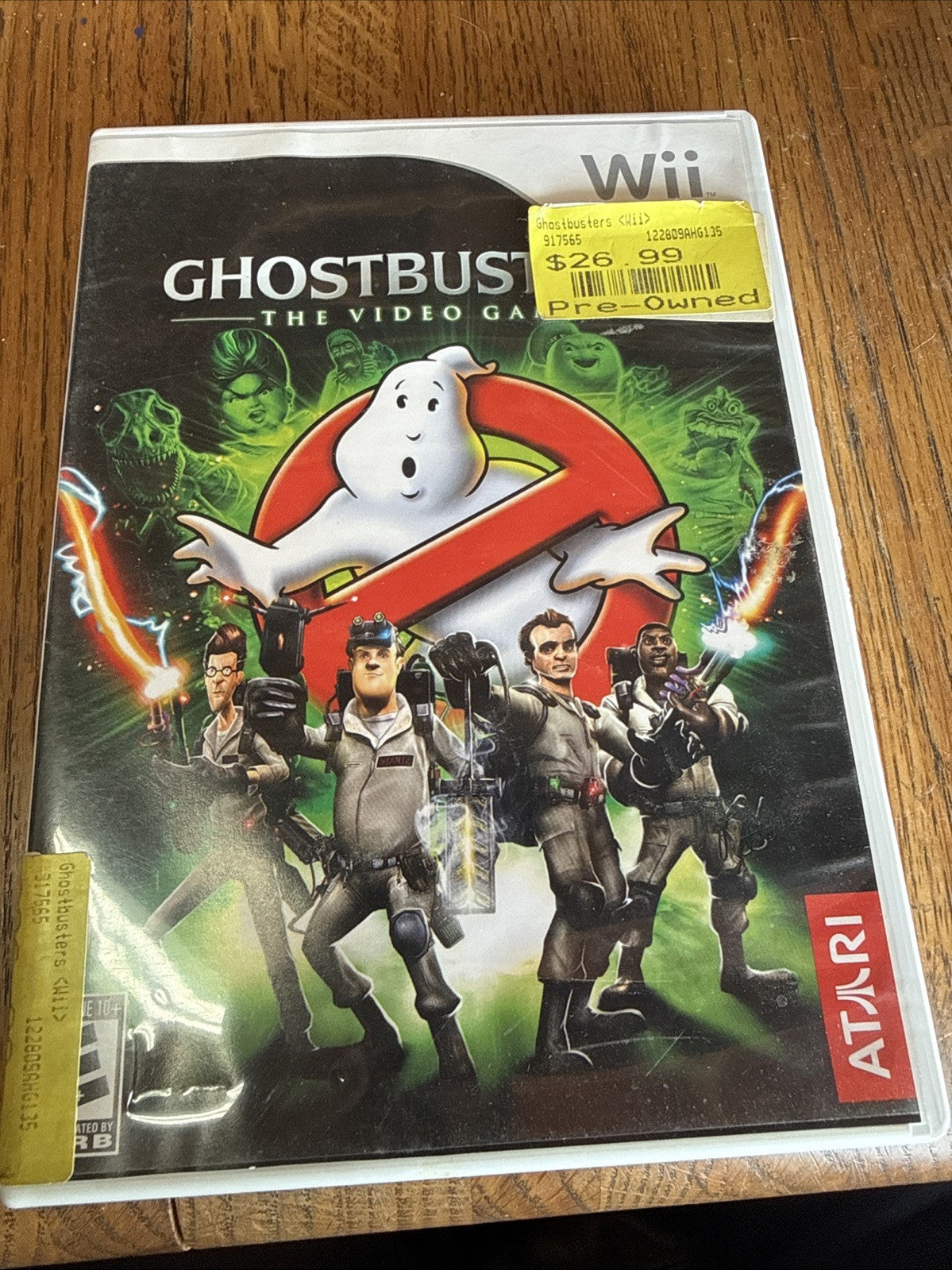 Ghostbusters: The Video Game (Nintendo Wii, 2009) Complete With Manual.