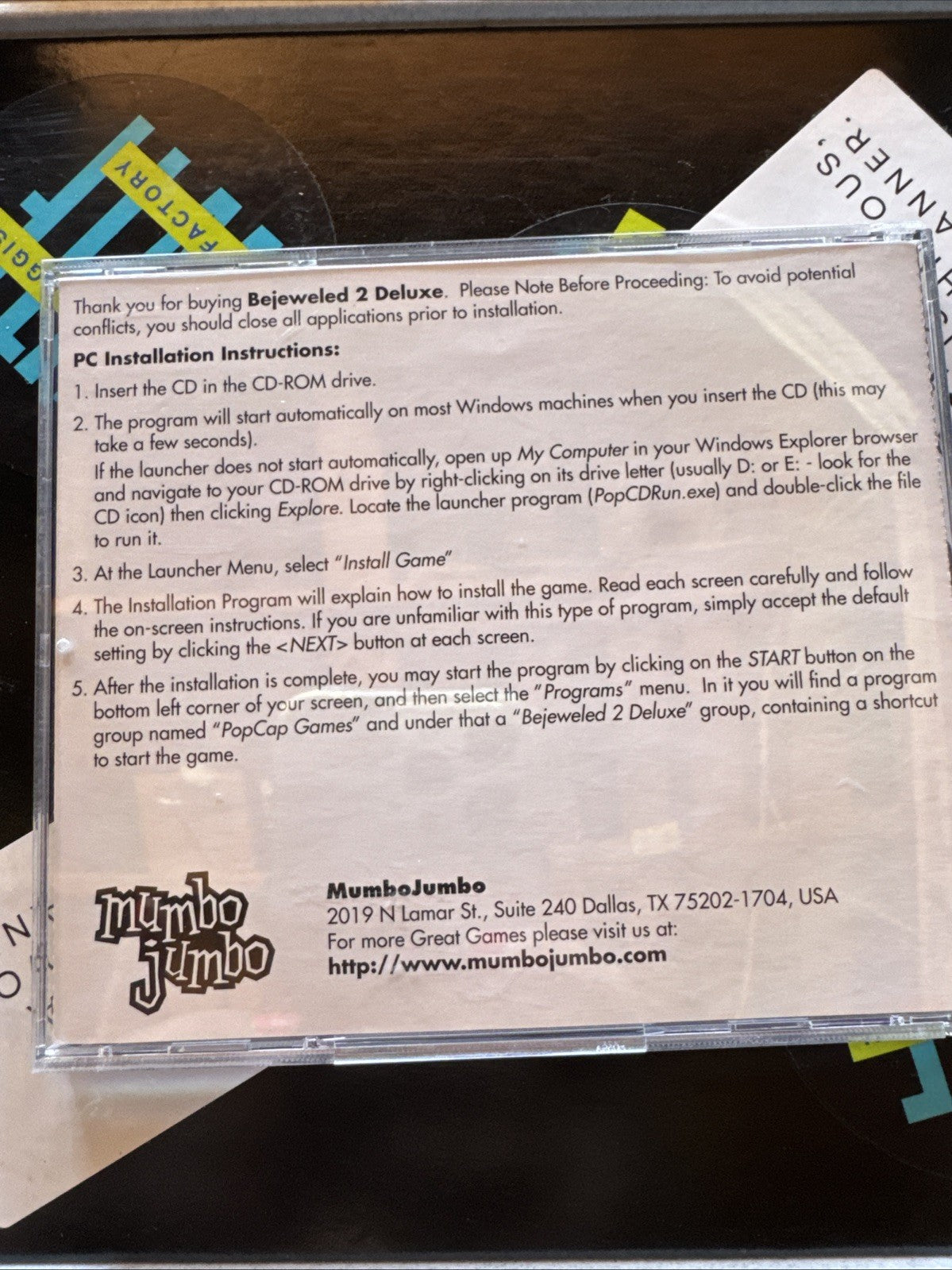 Bejewled 2 Deluxe PC Used