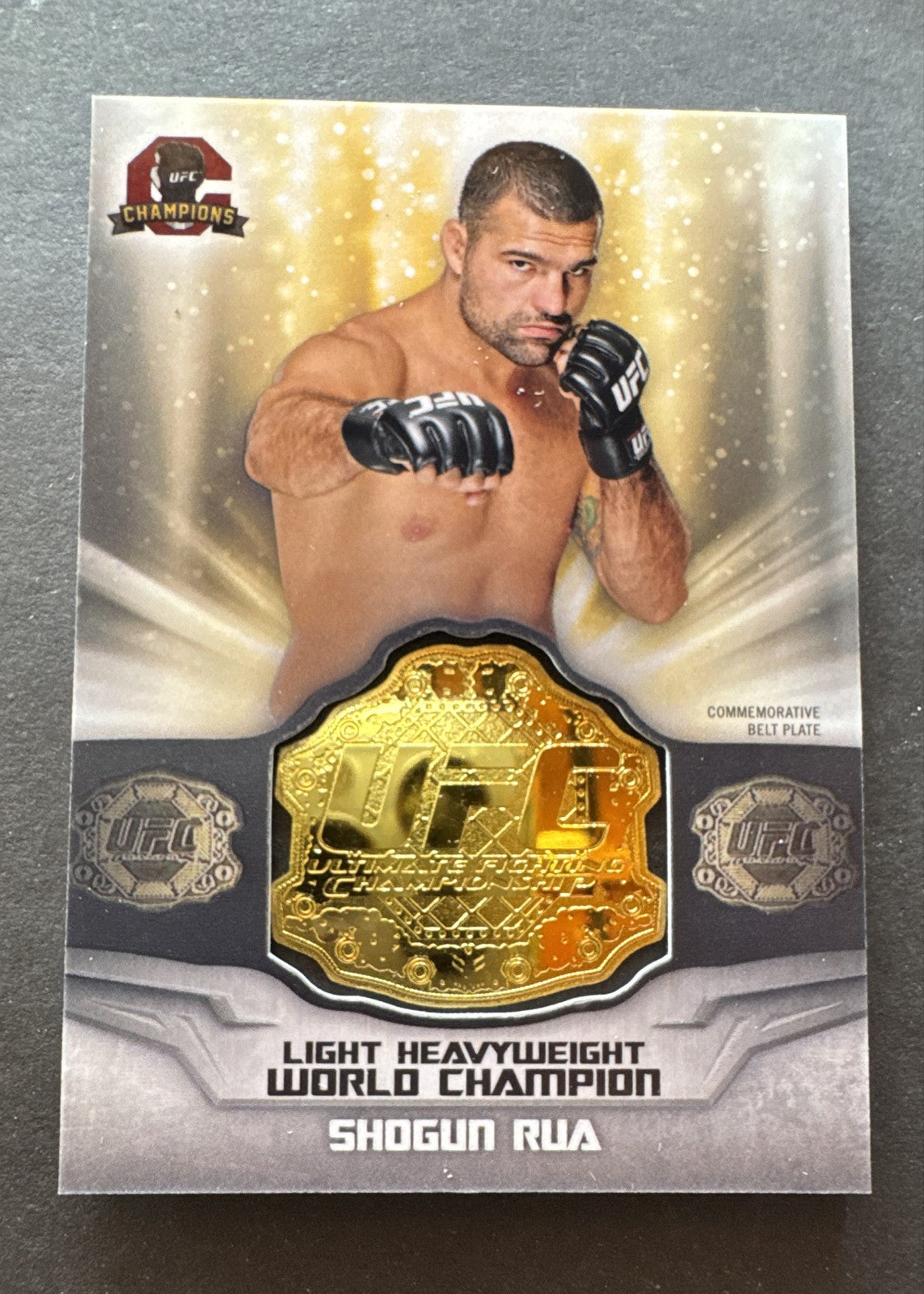 2014 Topps UFC Champions - Single Belt Manufactured Relics Shogun Rua #CB-11