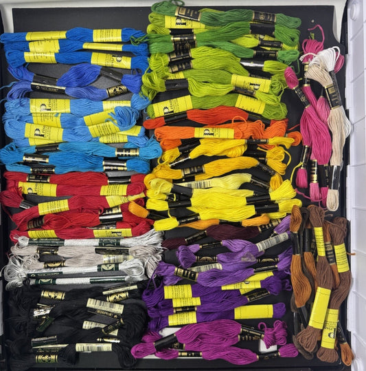 Prism Embroidery Floss Thread Multi Colors For Bracelets Crafts Lot of 83