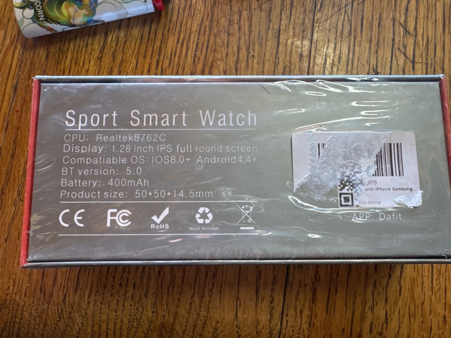 Military K22 400mAh Sport Smart Watch waterproof IP54-k22/  BLACK
