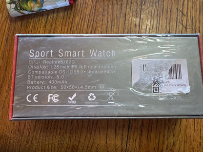 Military K22 400mAh Sport Smart Watch waterproof IP54-k22/  BLACK