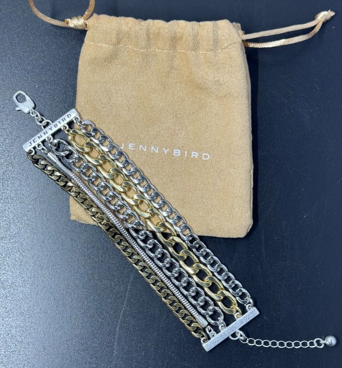 Jenny Bird - Austin - 5 Strand Cuff / BRACELET With Bag