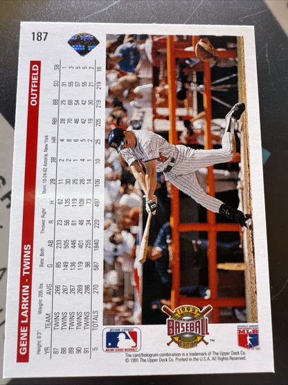 1992 Upper Deck - Gene Larkin #187