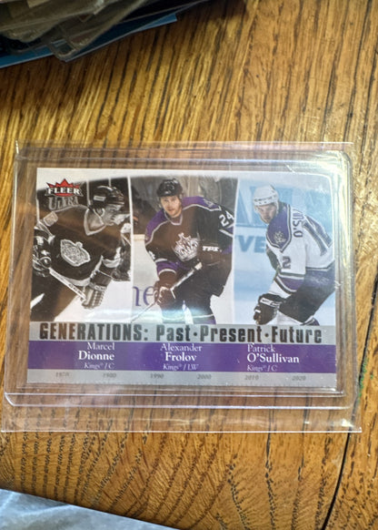 2007-08 Fleer Ultra - Generations: Past Present Future Marcel Dionne, Alex...