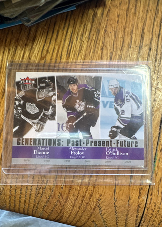 2007-08 Fleer Ultra - Generations: Past Present Future Marcel Dionne, Alex...