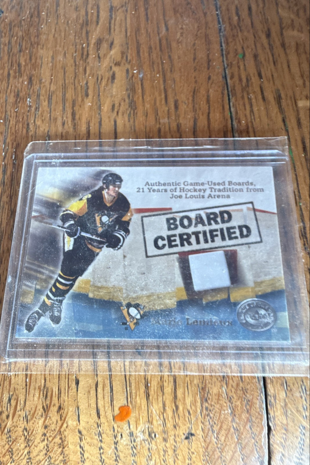 2001-02 Fleer Greats of the Game - Board Certified Mario Lemieux (MEM)