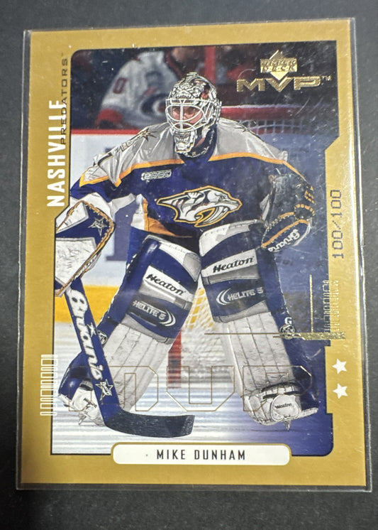 2000-01 Upper Deck MVP - Mike Dunham #101 Second Star 100/100