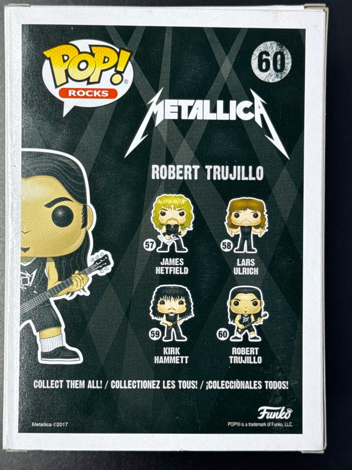 Funko Pop! Rocks Metallic #60 Robert Trujillo Vinyl Figure