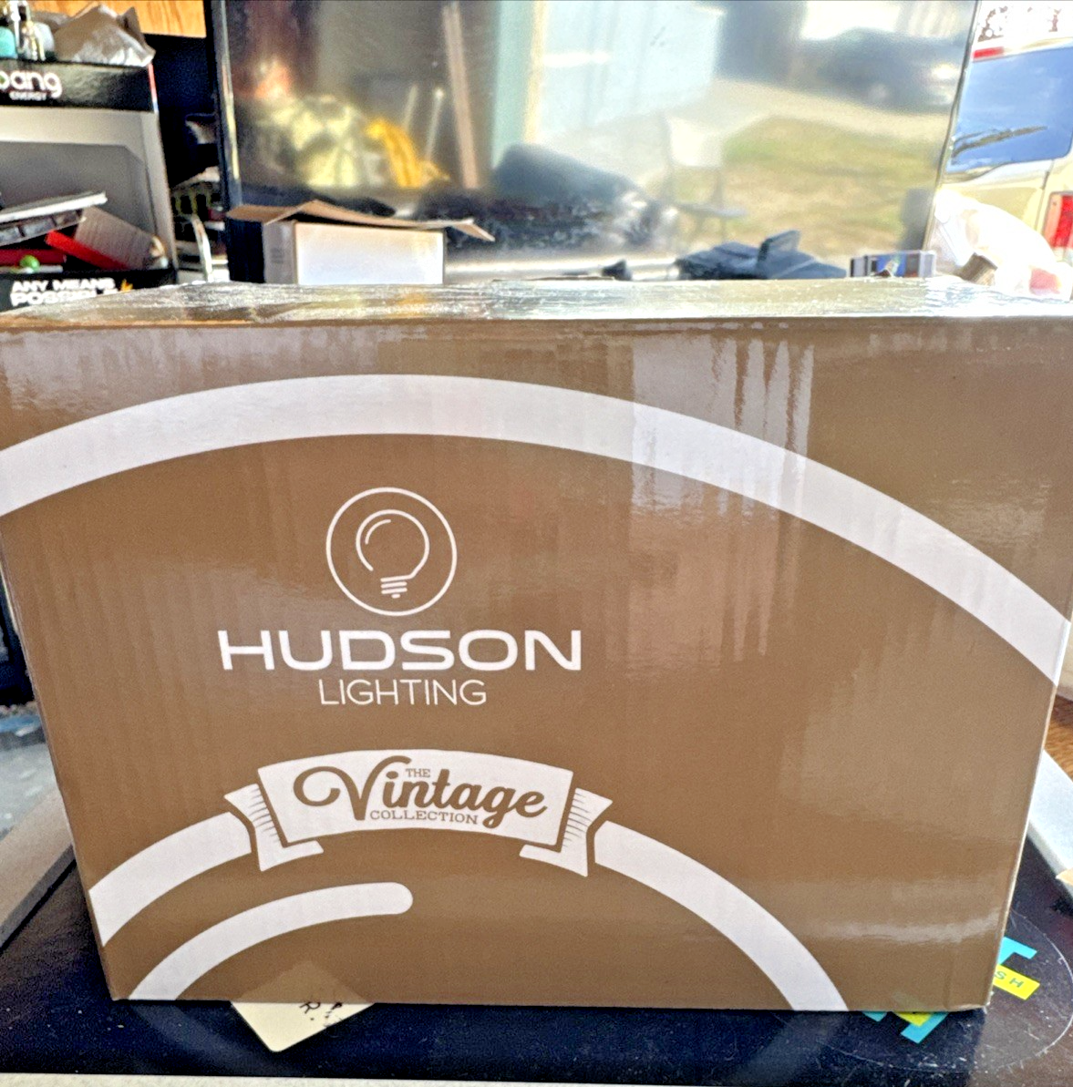 HUDSON LIGHTING 6 Pack Vintage LED Edison Bulbs, Dimmable Amber Warm Light 6WATT