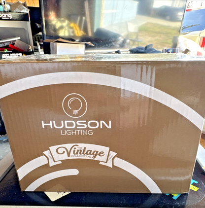 HUDSON LIGHTING 6 Pack Vintage LED Edison Bulbs, Dimmable Amber Warm Light 6WATT