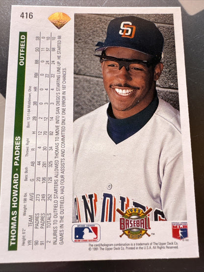 1992 Upper Deck - Thomas Howard #416
