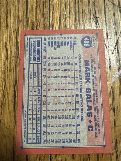 1991 Topps - Mark Salas #498