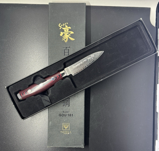 Yaxell Super Gou 3.14" Paring Knife Stainless Steel Made in Japan