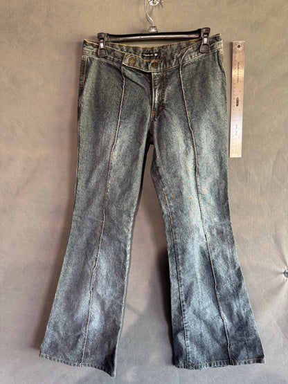 RARE VTG - Vintage Frankie B. Wide Leg Flare Leg Jeans SIZE6 med