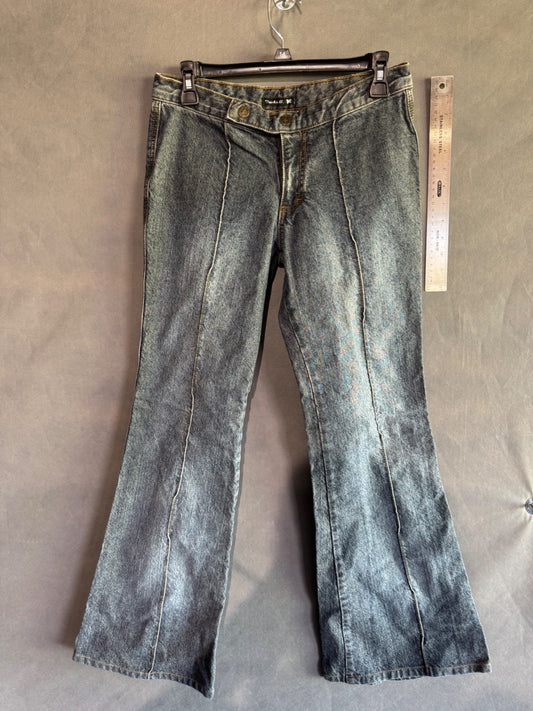 RARE VTG - Vintage Frankie B. Wide Leg Flare Leg Jeans SIZE6 med