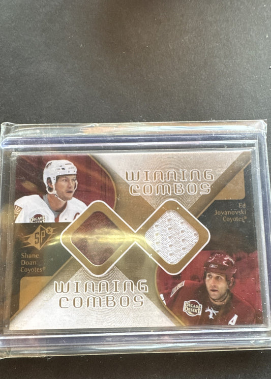 2007-08 SPx - Winning Combos Shane Doan, Ed Jovanovski #WC-JD (MEM)