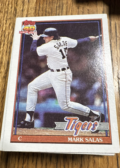 1991 Topps - Mark Salas #498