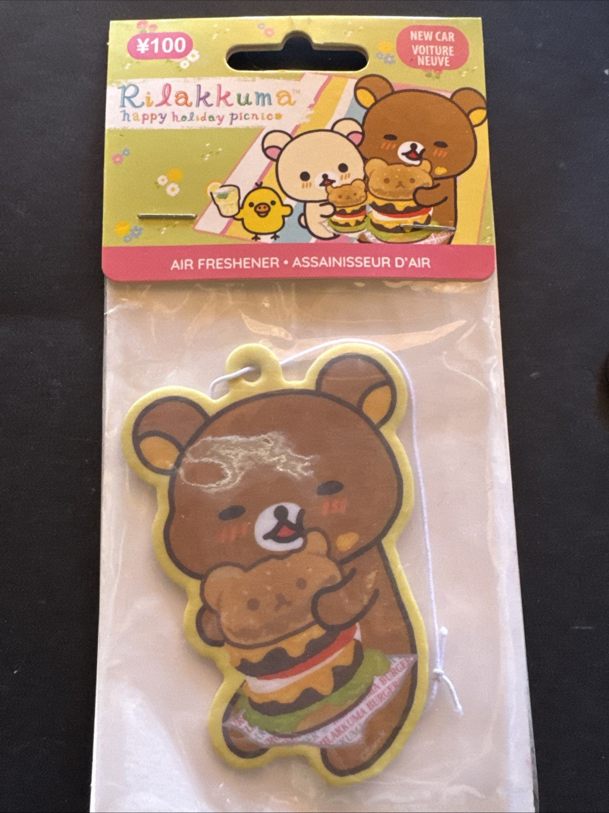 Rilakkuma Happy Holiday Picnic Air Freshener New Car Scent