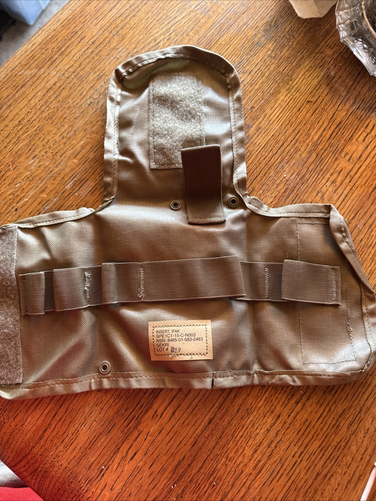 US Army IFAK Individual First Aid Kit Insert
