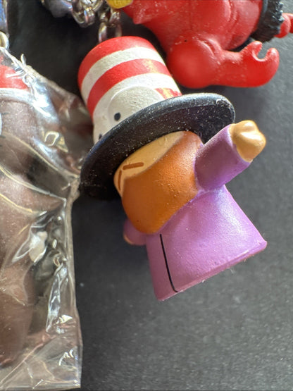 6 PORTA CHIAVI SOUTH PARK VINTAGE Comedy Central KEYCHAIN 1998