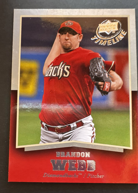 2008 Upper Deck Timeline - Brandon Webb #25