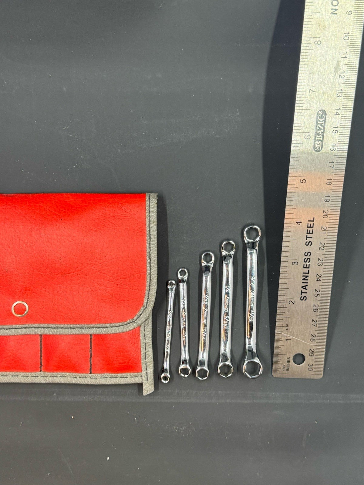 Snap-On Tools C-52D Double End Box End Wrench Set 5 Piece Set  7/64-11/32