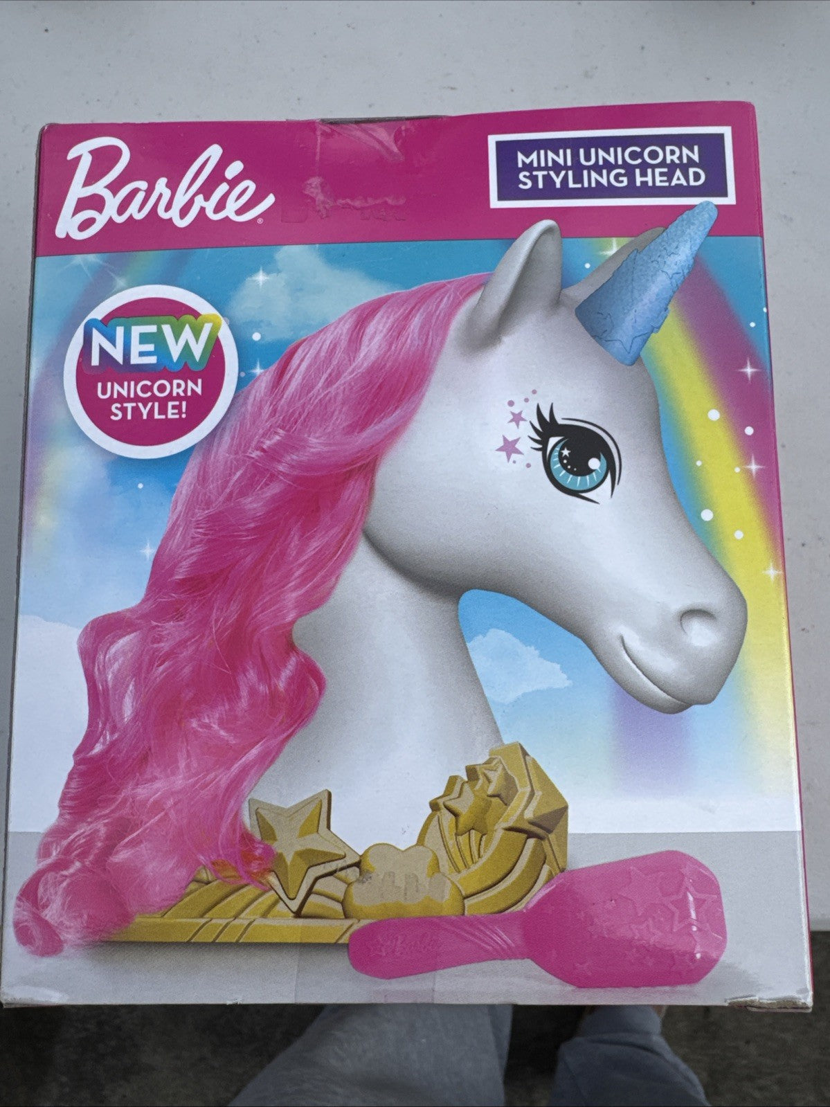 Barbie UNICORN STYLING MINI HEAD NEW