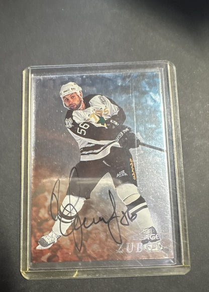 1998-99 In the Game Be A Player - Sergei Zubov #43 Silver Autographs (AU)