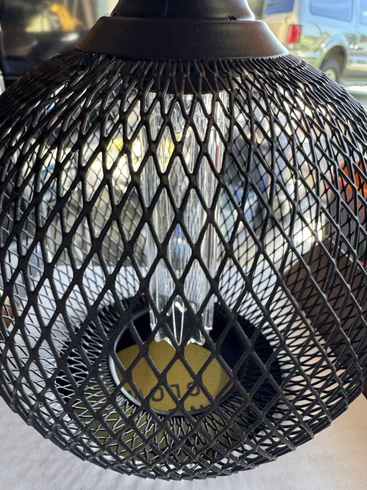NEXT GLOW  Light Bulb Black Metal Cage Globe Led Light Bulbs G40 /G125 3.5W