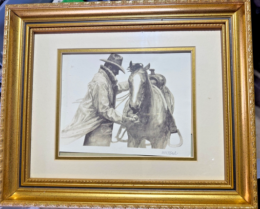 W.H Ford Lithograph "Partners" 