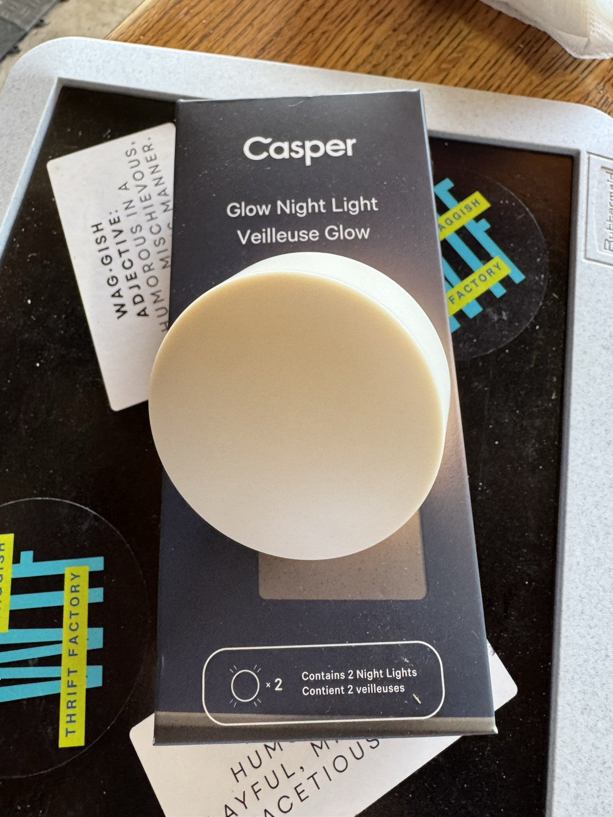 CASPER Glow Night Light, Single Pack