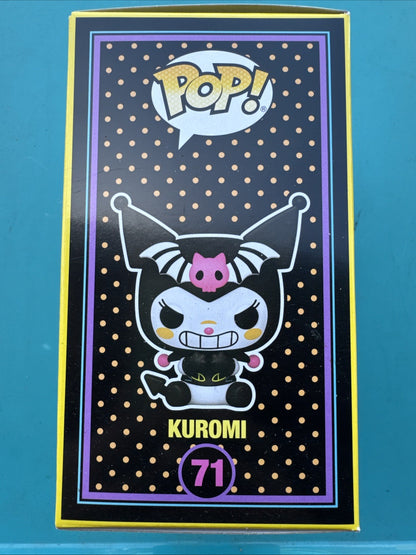 Funko Pop! Sanrio Kuromi Blacklight #71 Hot Topic Exclusive  KUROMI