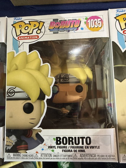 Animation Boruto Set of 3 Funko Pop! BUNDLE: Shikadai, Boruto  and Cho-Cho