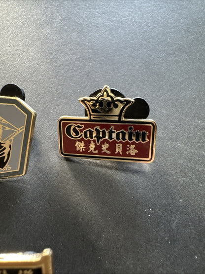Pirates of the Caribbean Disney Pins - At Worlds End - Set of 7