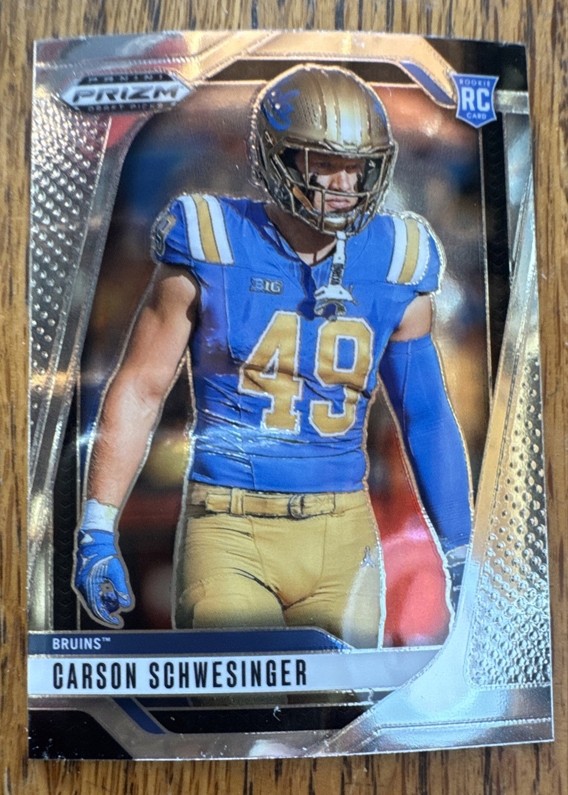 2025 Panini Prizm Draft Picks - Carson Schwesinger #137 Silver Prizm (RC)