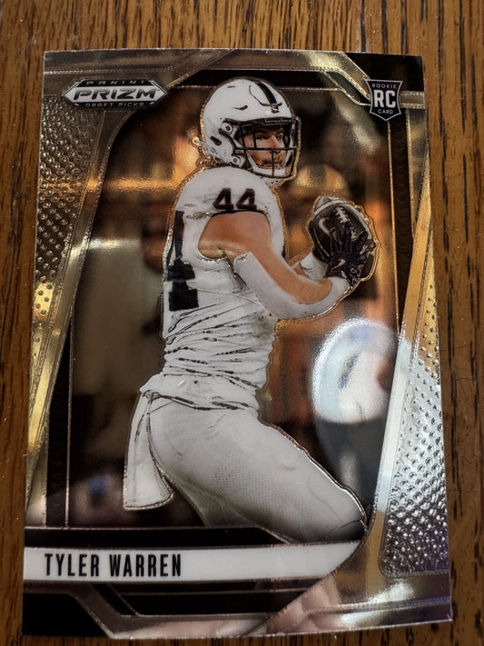 2025 Panini Prizm Draft Picks - Tyler Warren #107 Silver Prizm (RC)
